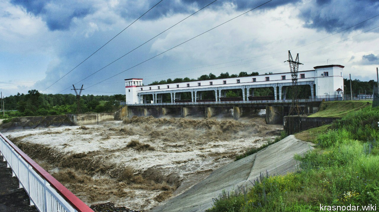 Белореченск, дамба