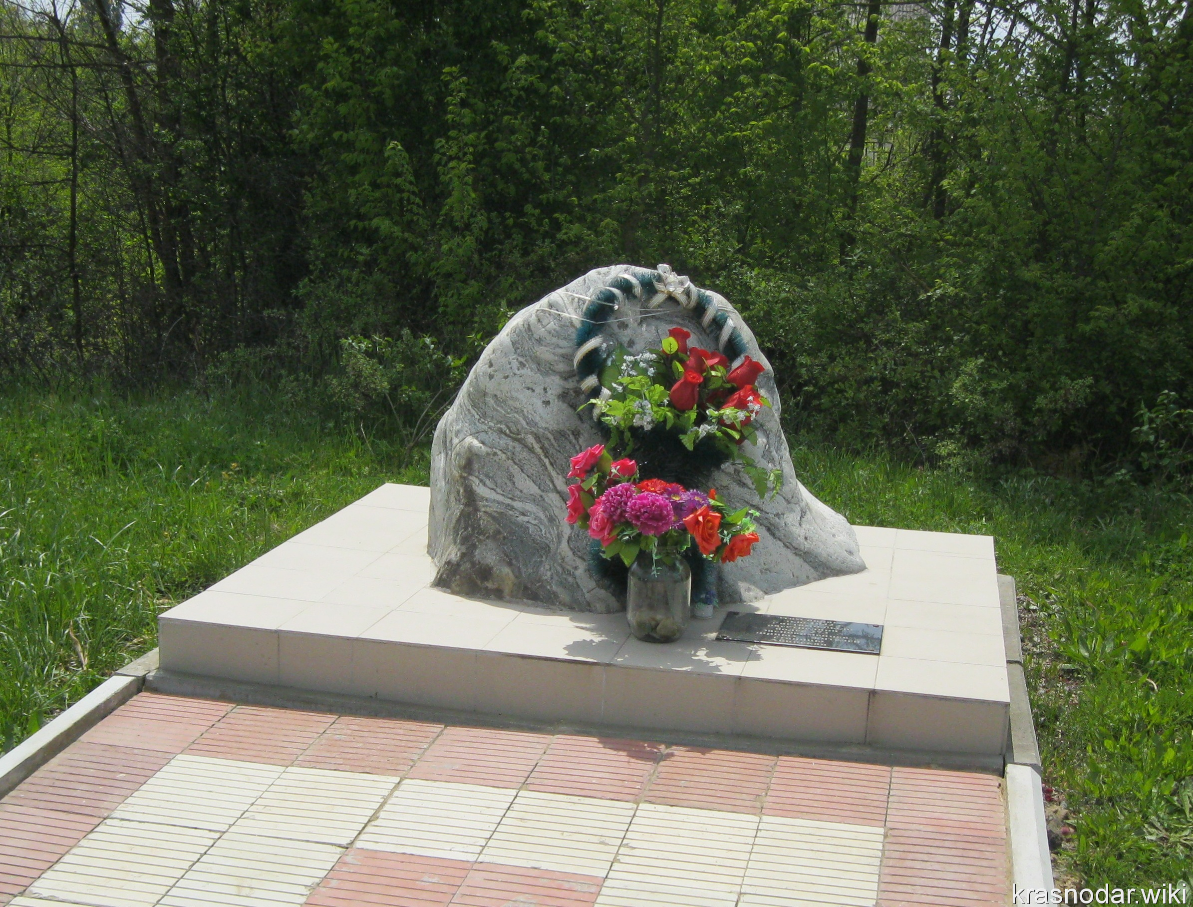Абинск, Памятное место расстрела мирных жителей ст.Абинской в 1942 году
