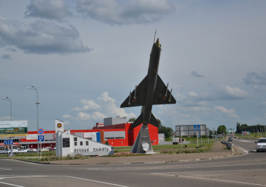 Кореновск, самолет Памятник