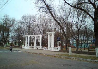 Ейск, Вход в парк Горького