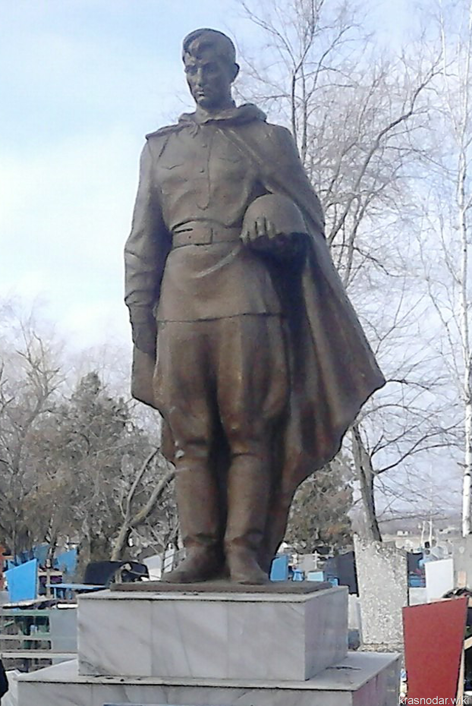 Крыловская, Братская могила