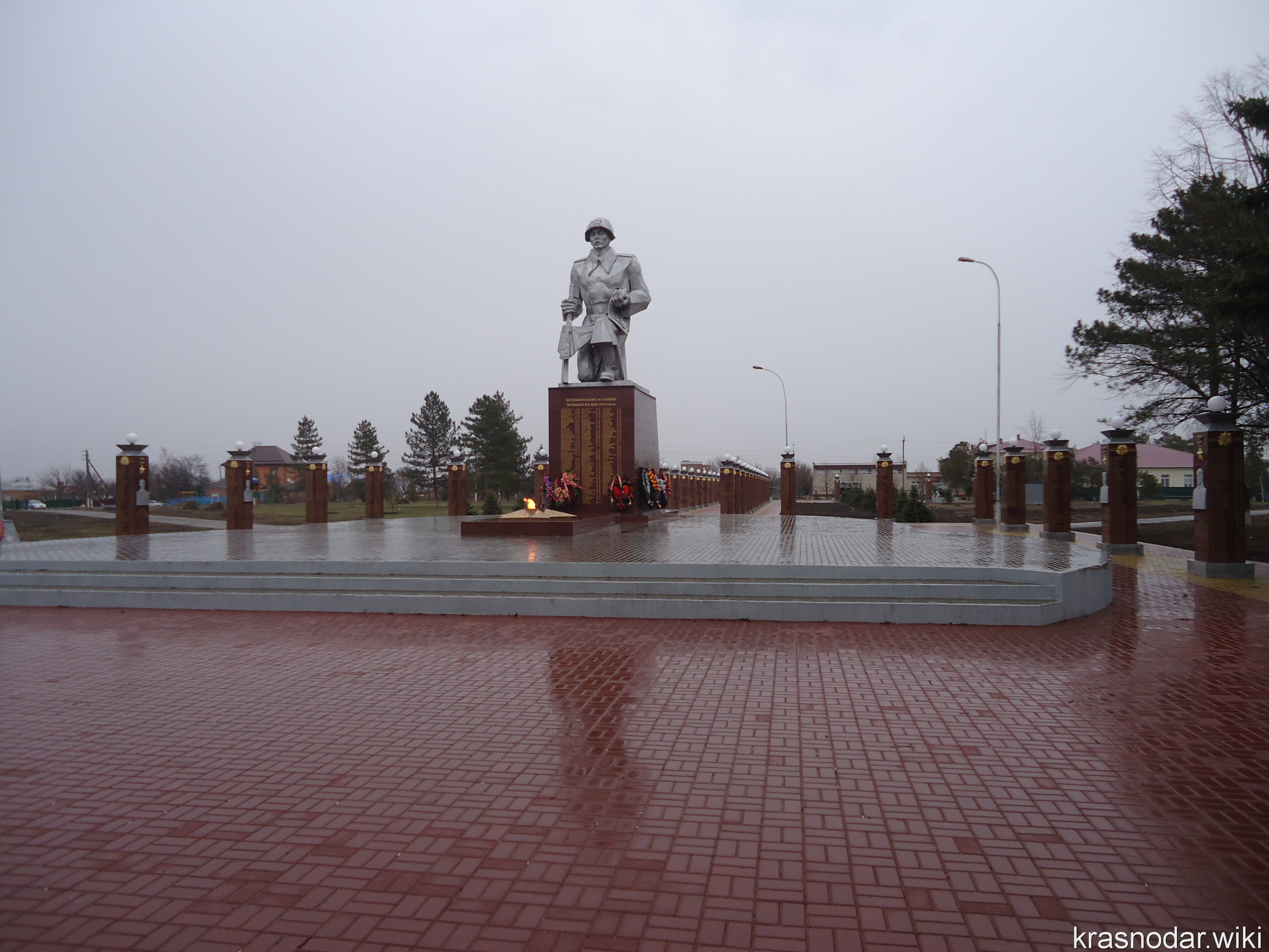 Кущёвская, Воинский мемориал