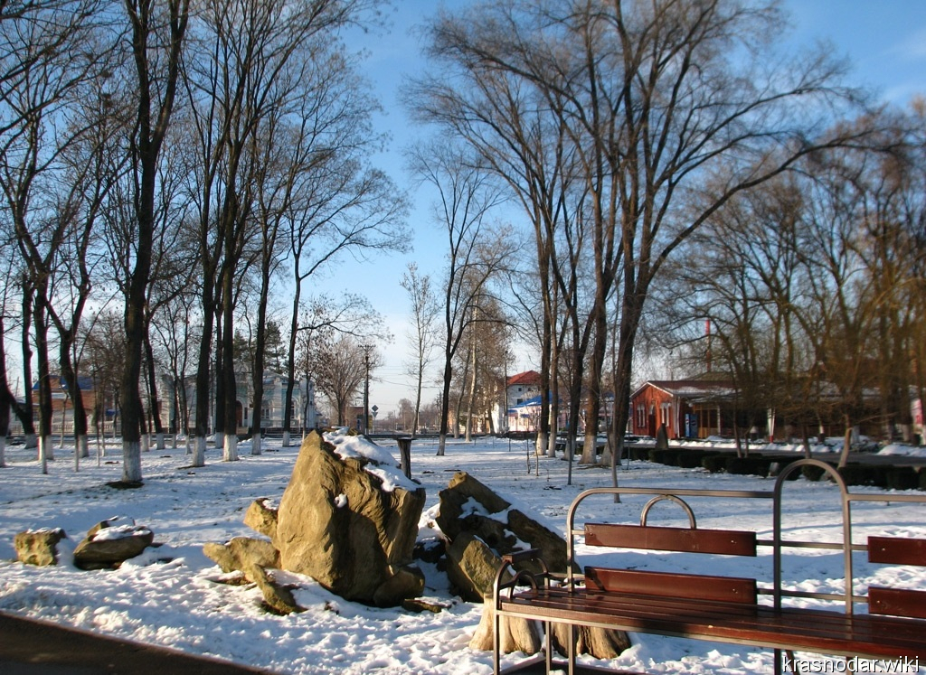 Новокубанск, в центральном парке