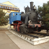 Памятник первому паровозу Екатеринодарской железной дороги (Краснодар)