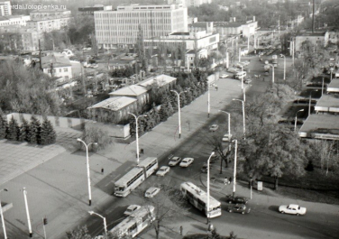 Краснодар, вид на старые улицы города, История, Черно-белые