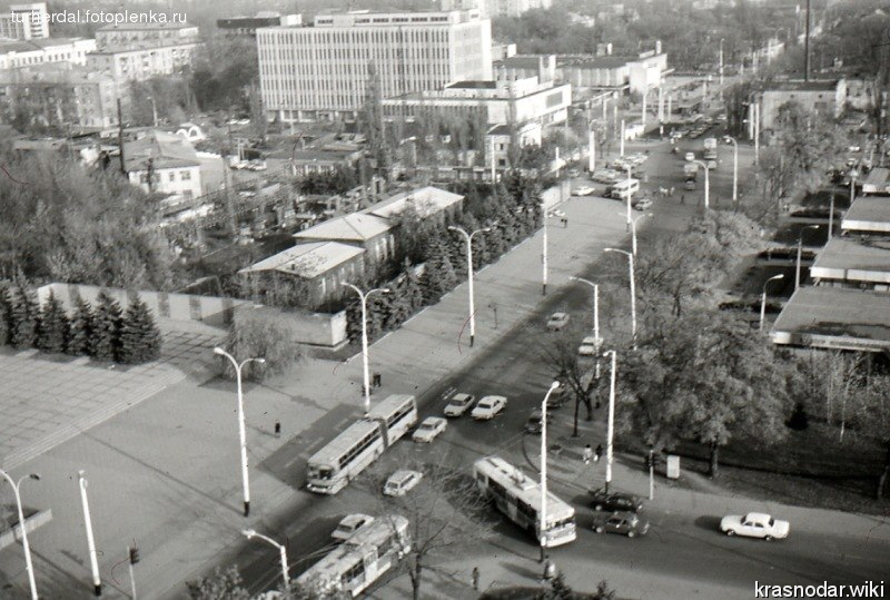 Краснодар, вид на старые улицы города