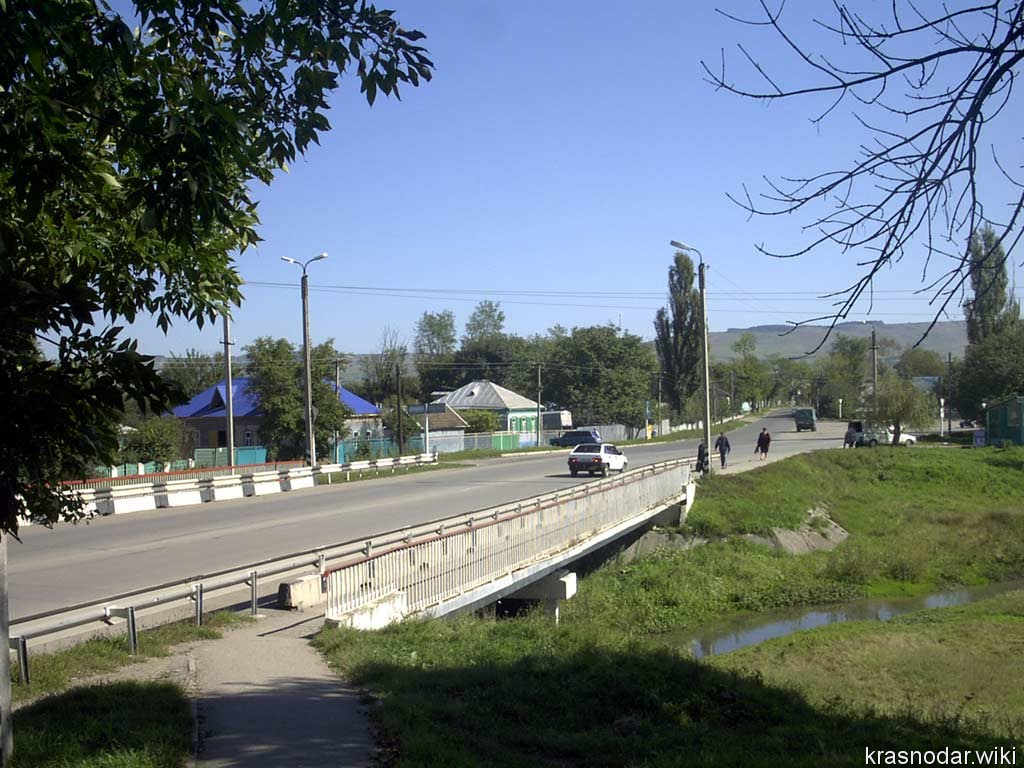 Отрадная. мост через Тегинь