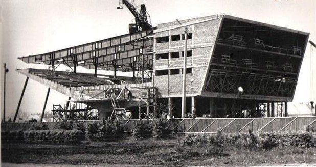 Краснодар, строительтво кинотеатра "Аврора"