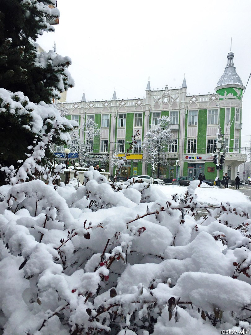 Краснодар, зимний пейзаж